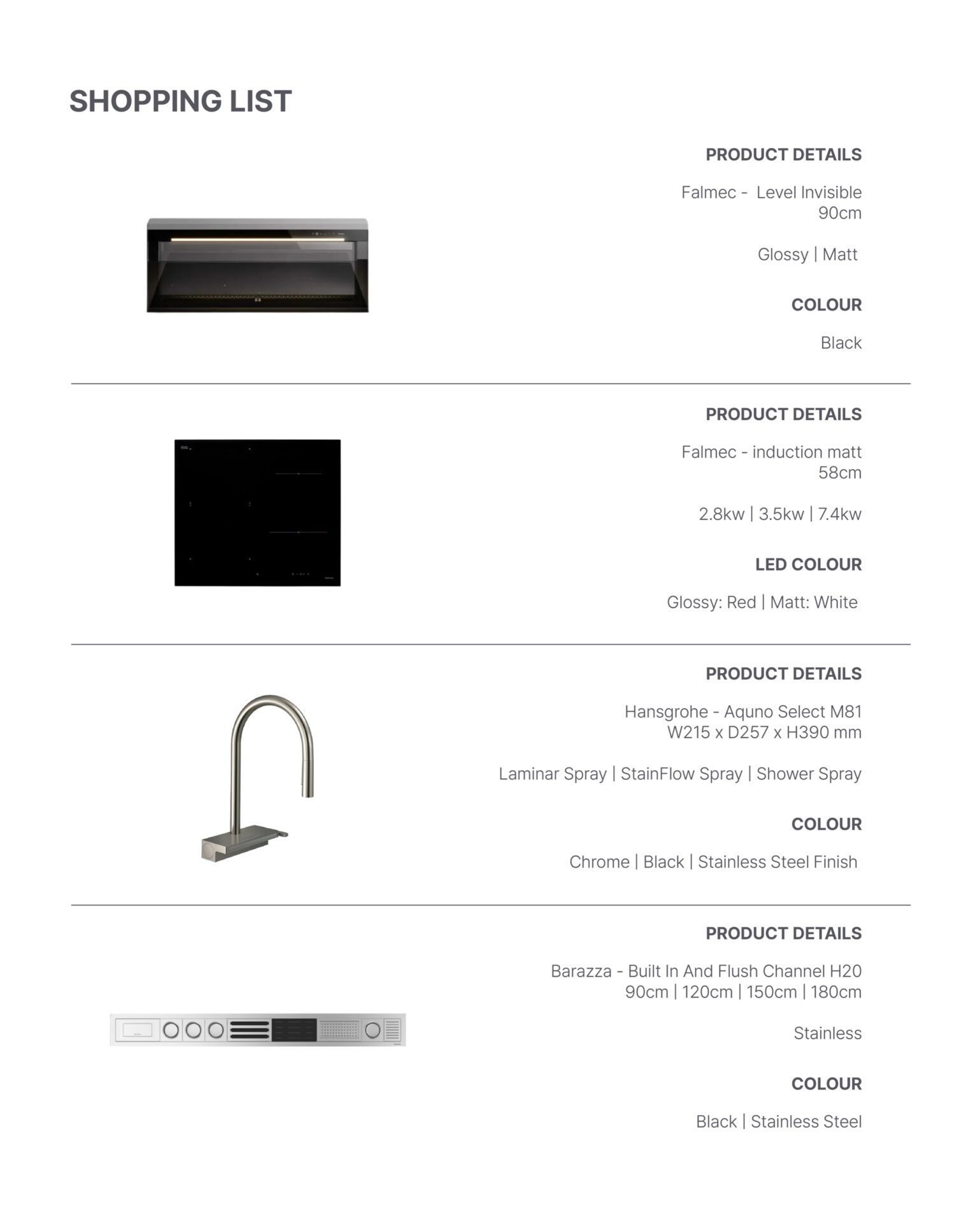 [하이엔드 주방의 정석]─-Product-Falmec Level Invisible & induction matt─STRETTA @stretta.kr @falmec