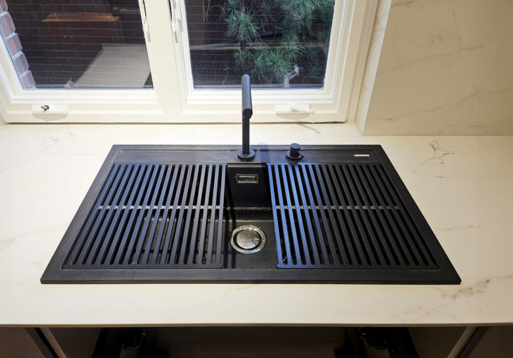 [사진상 모든 부속 포함] 바라짜 시티 탑마운트 키트 싱크볼  86cm Barazza City Top Mount Kit Sink Bowl 1LCY91NK