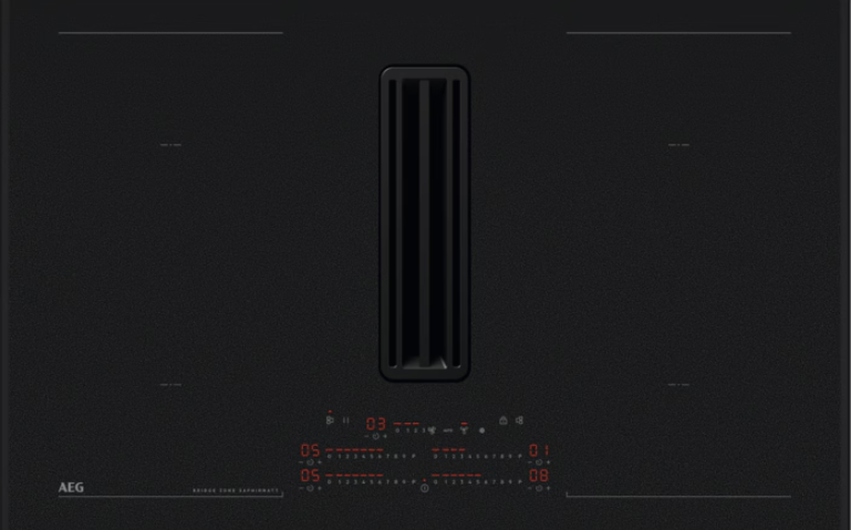 [무광] 아에게 6000 후드일체형 인덕션 83cm AEG hood-in-hob NCP84C01AZ