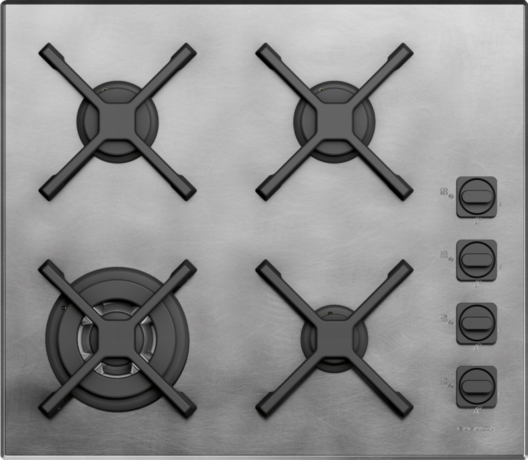 바라짜 유니크 4구 가스쿡탑 60cm Barazza Unique Gas Cooktop 1PUN64