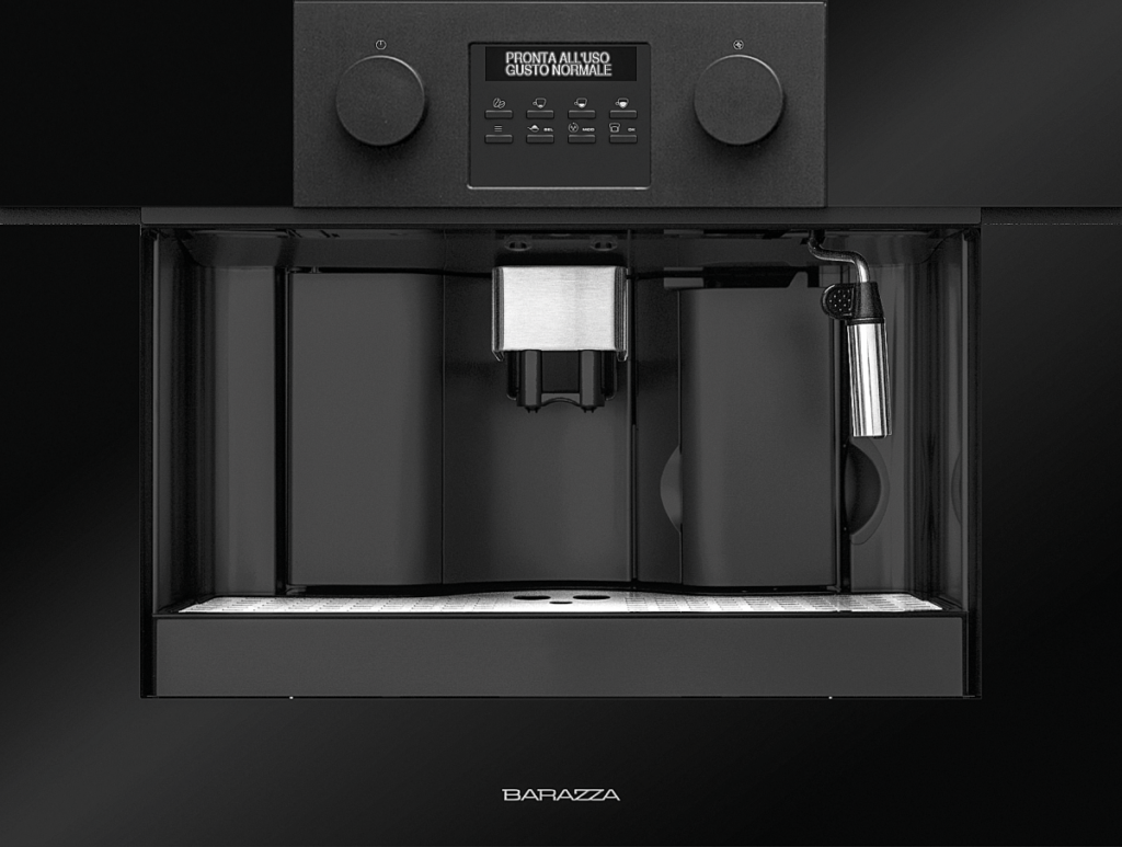 바라짜 아이콘 커피 머신 유리 60cm Barazza Icon Exclusive Built-In Compact Coffee Machine 1CFEVG