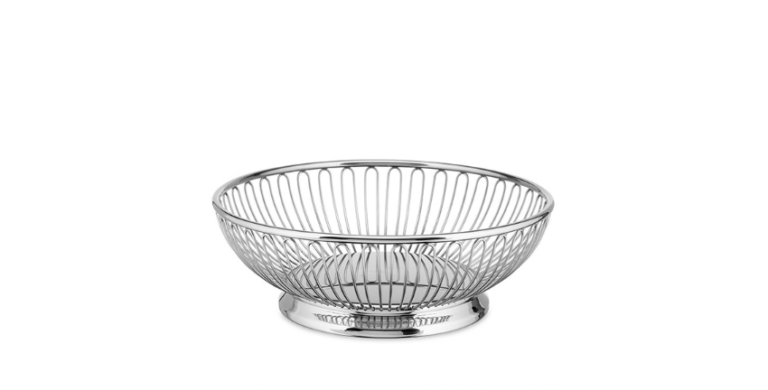 알레시 라운드 와이어 바스켓 스테인리스 스틸 Alessi Round Wire Basket Stainless steel 826/20 826/24 20.5cm