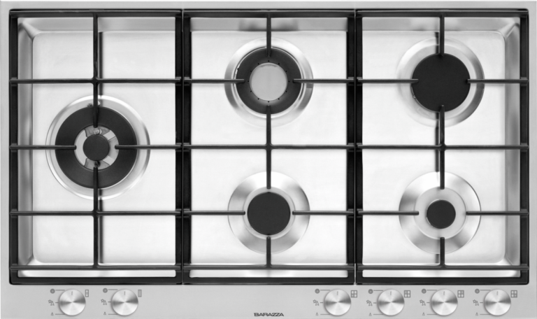 바라짜 비 프리 5구 가스쿡탑 90cm Barazza B-FREE Gas Cooktop 1PBF95