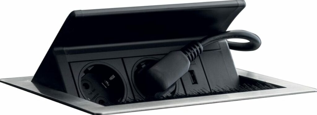 바라짜 콘센트 소켓 홀더 21cm Barazza Up top power socket holder 1PPTU