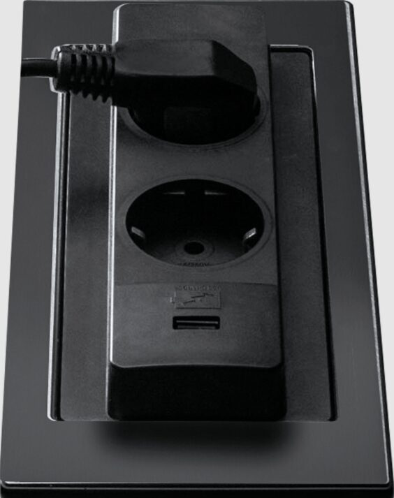 바라짜 회전형 콘센트 소켓 홀더 22cm Barazza Rotating top power socket holder 1PPBN