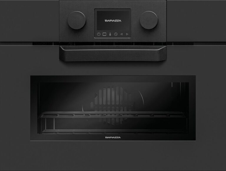 바라짜 아이콘 콤비 스팀 오븐 블랙 60cm Barazza Icon Exclusive built-in compact combi-steam oven 1FEVEVCN