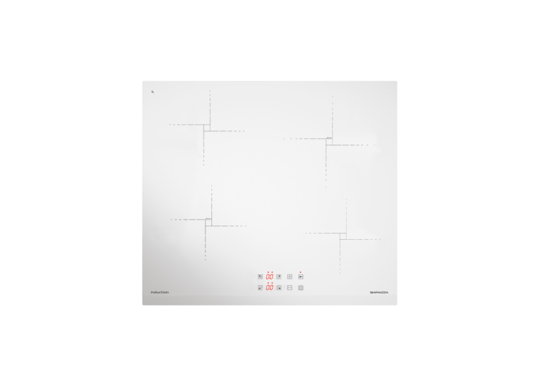 바라짜 그린 플러스 4구 인덕션 60cm 화이트