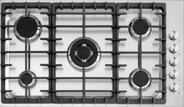 바라짜 플러시 오피시나 5구 가스쿡탑 90cm Barazza FLUSH OFFICINA Gas Cooktop 1POF90