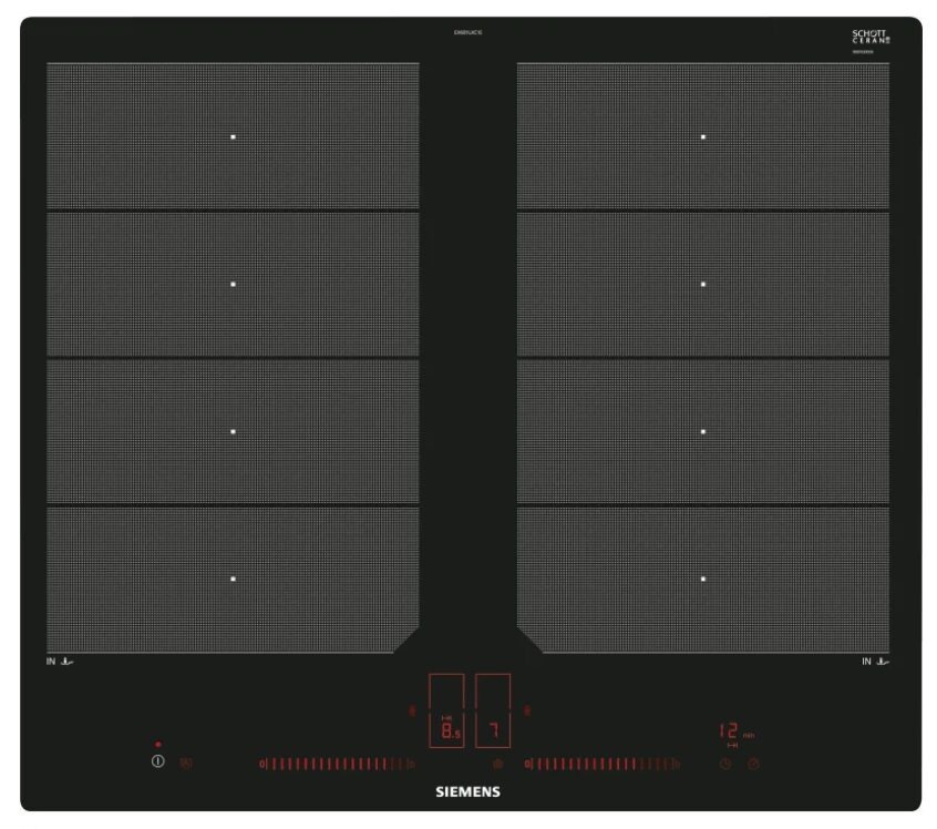 지멘스 IQ700 블랙 4구 인덕션 60cm Siemens Induction EX601LXC1E