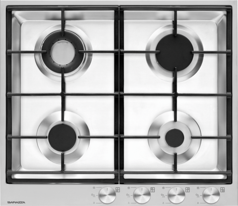 바라짜 비 프리 4구 가스쿡탑 60cm Barazza B-FREE Gas Cooktop 1PBF64
