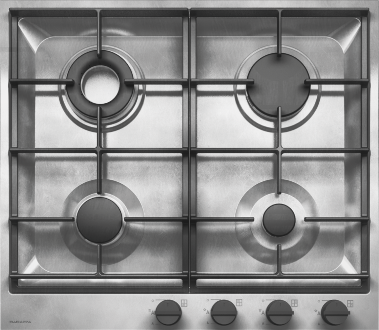 바라짜 비 프리 빈티지 4구 가스쿡탑 60cm Barazza B-FREE VINTAGE Gas Cooktop 1PBFV64