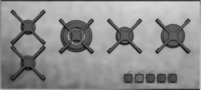 바라짜 유니크 5구 가스쿡탑 100cm Barazza Unique Gas Cooktop 1PUN105