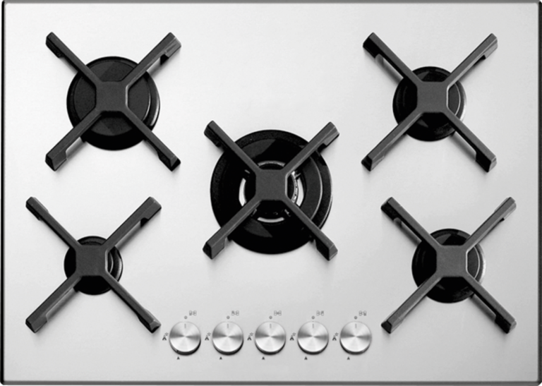 바라짜 셀렉트 플러스 5구 가스쿡탑 70cm Barazza SELECT PLUS Gas Cooktop 1PSP75
