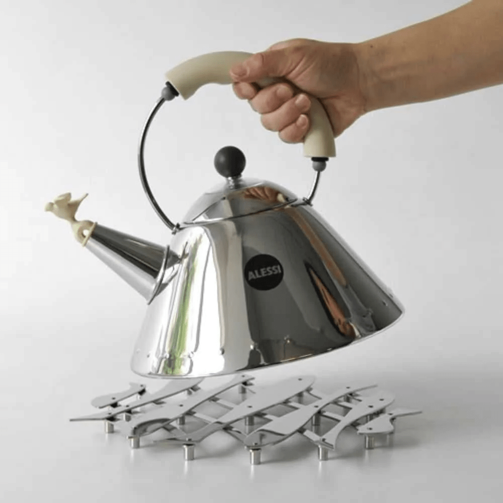 알레시 접이식 냄비받침 피셔 물고기 실버 Alessi Pescher DUL03