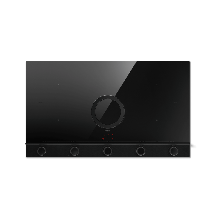 [25년 신형] 엘리카 니콜라테슬라 언플러그드 에보 EVO 블랙 내부순환형 후드일체형 인덕션