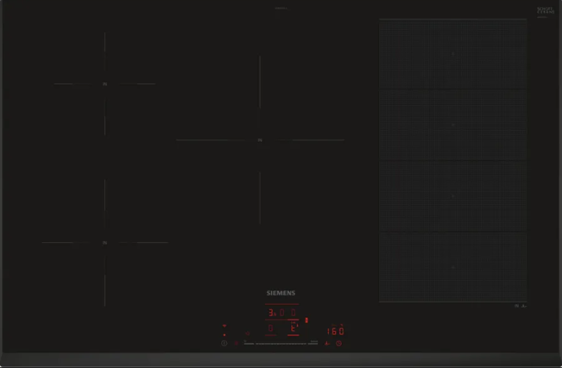 지멘스 IQ700 블랙 5구 인덕션 80cm Siemens Induction EX851HVC1E