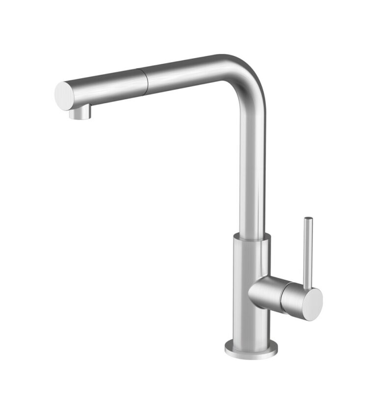 바라짜 오피시나 스틸 인출식 샤워헤드 주방수전 Barazza Officina Steel 1RUBO1DS