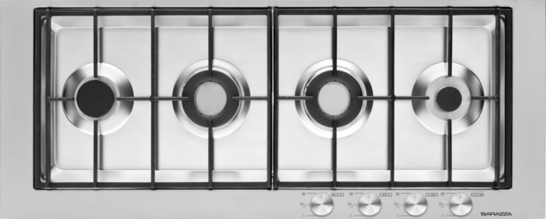 바라짜 비 프리 4구 가스쿡탑 100cm Barazza B-FREE Gas Cooktop 1PBF104