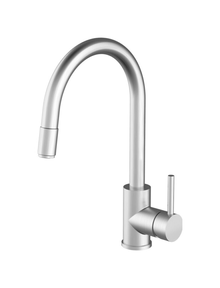 바라짜 셀렉트 스틸 인출식 샤워헤드 주방수전 Barazza Select Steel 1RUBSDS