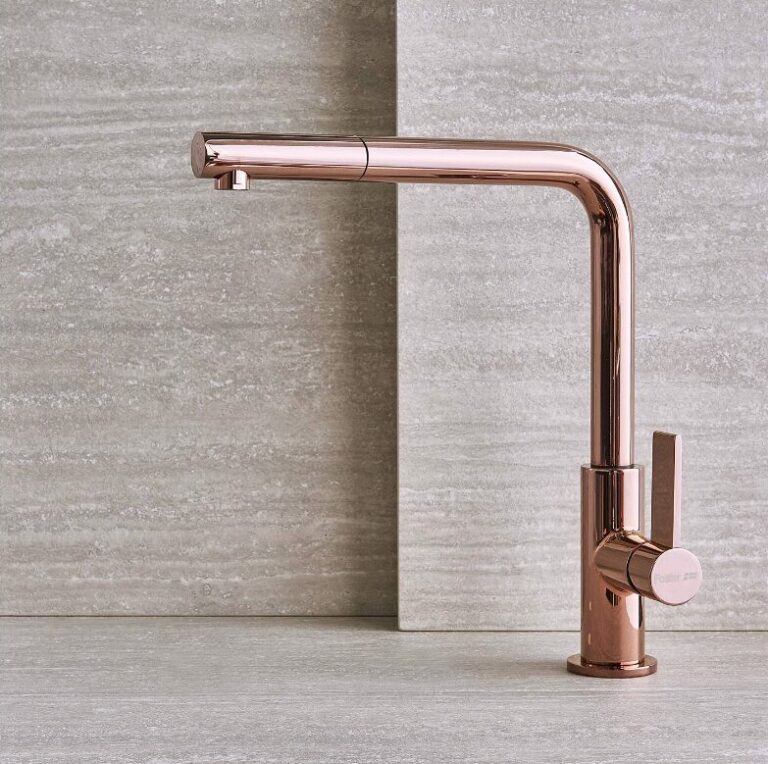 포스터 오메가 주방수전 Foster Mixer Tap Omega Plus Copper 구리색 8498858 인출식 샤워헤드