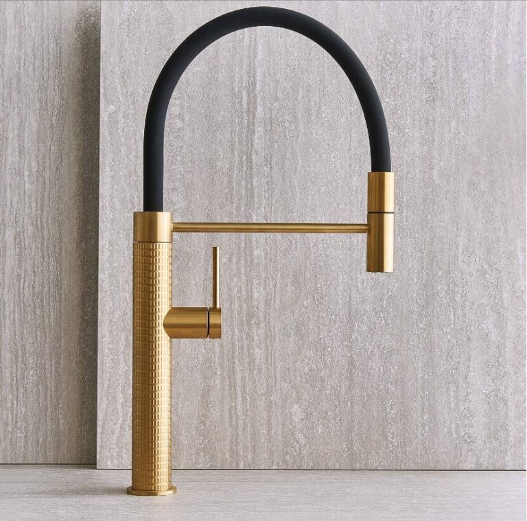 포스터 스킨 골드 주방수전 Foster Mixer Tap Skin Gold 8424859 플렉서블 샤워헤드
