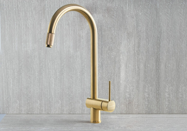 포스터 볼타 골드 고정식 주방수전 Foster Mixer Tap Volta Gold 8491109