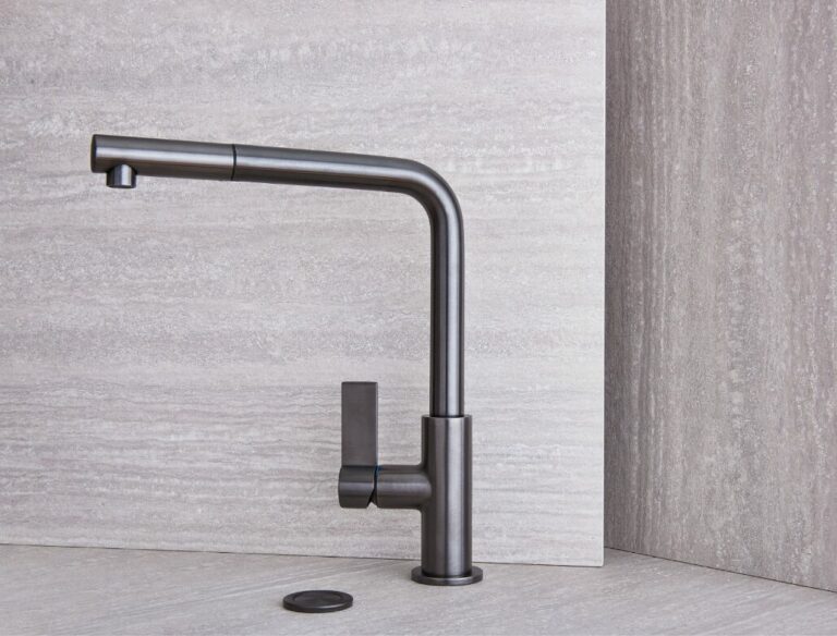 포스터 벨라 플러스 건메탈 사틴 주방수전 인출식 샤워헤드 Foster Mixer Tap Vela Plus Gun Metal Satin 8498126