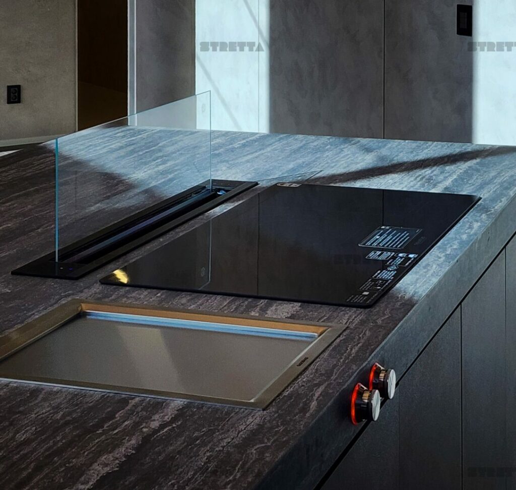 지멘스 다운드래프트 90cm 유리 후드 Siemens Downdraft 90cm LD98WMM66