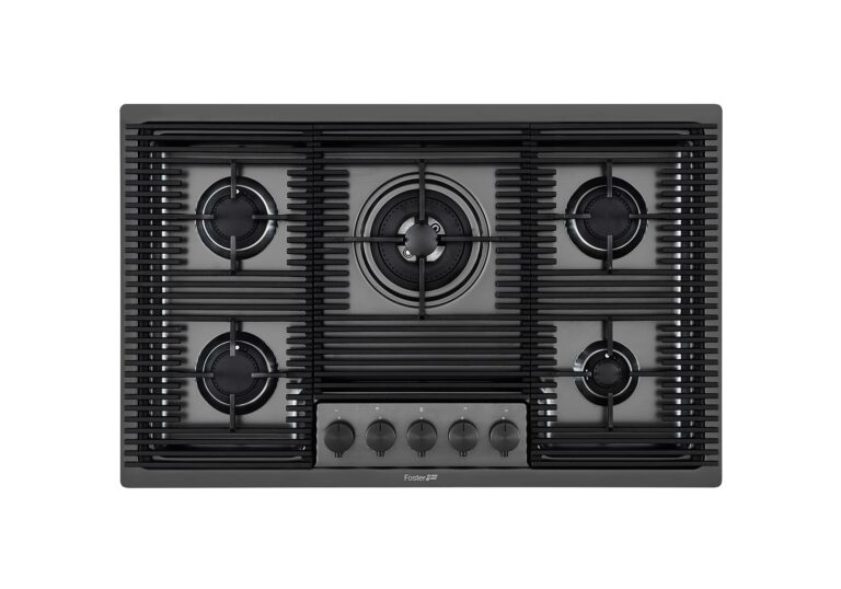 포스터 밀라넬로 5구 가스쿡탑 80cm 건메탈 Foster Milanello Gas Cooktop 7682006