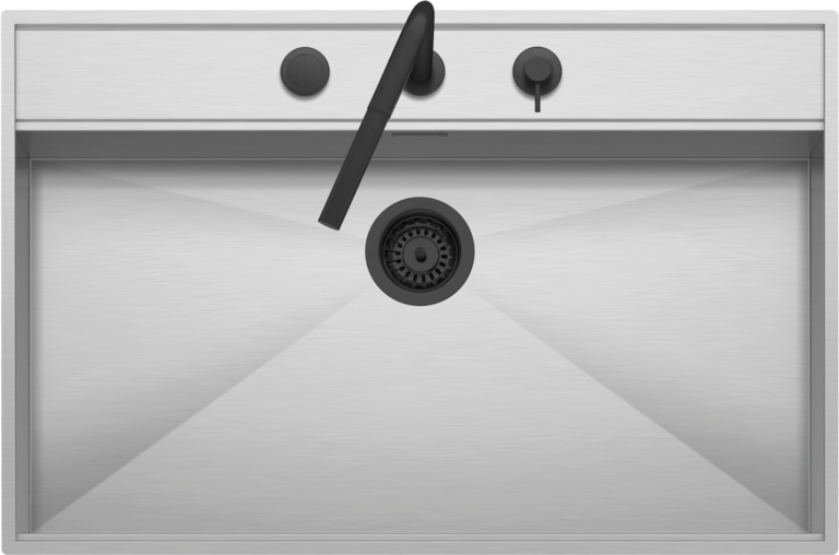 [사진상 모든 부속 포함] 세트상품 - 바라짜 플렉시 콤비 탑 마운트 싱크볼  86cm,105cm Barazza Flexi Combi sink 1LFX91N