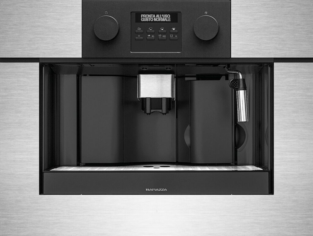 바라짜 아이콘 커피 머신 크롬 60cm Barazza Icon Exclusive Built-In Compact Coffee Machine 1CFEVS